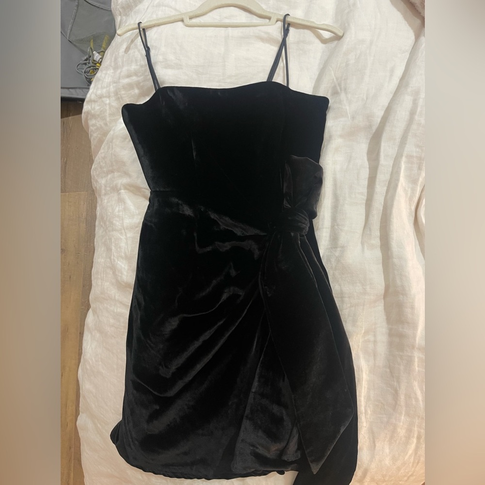Cinq a sept velvet dress